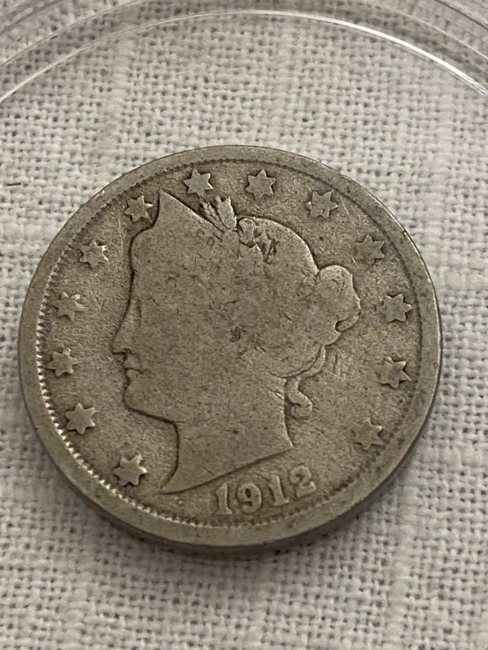 Vintage 1912 Liberty V Nickel Coin